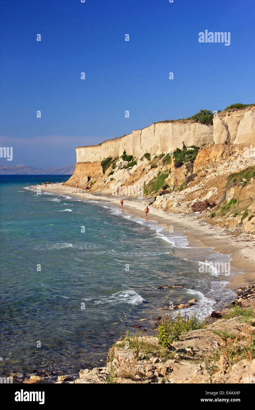 Agios Ioannis ('Saint John') beach close to Mastichari, Kos island, Dodecanese, Aegean sea, Greece Stock Photo