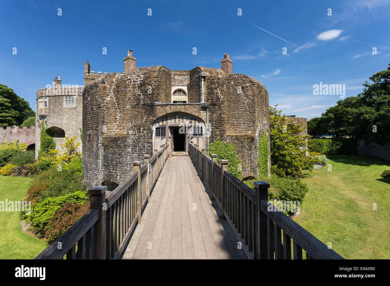 Walmer Castle Official Residence of the Lord Warden of the Cinque Ports Stock Photo
