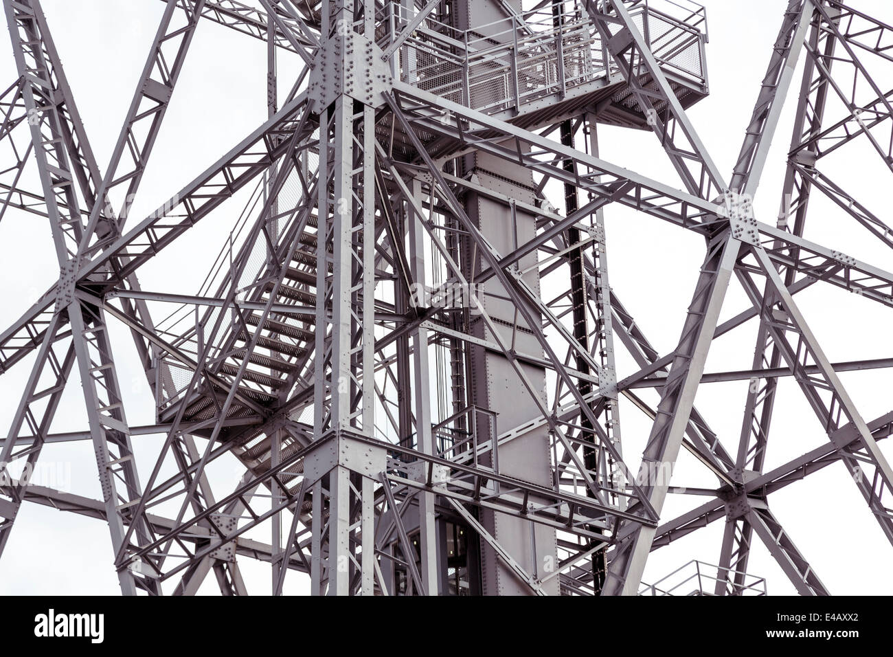 detail view of the funkturm, berlin germany. Stock Photo