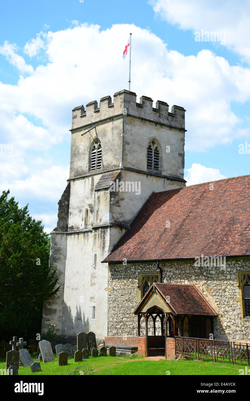 St Peter & St Paul's Church, Medmenham, Buckinghamshire, England, United Kingdom Stock Photo