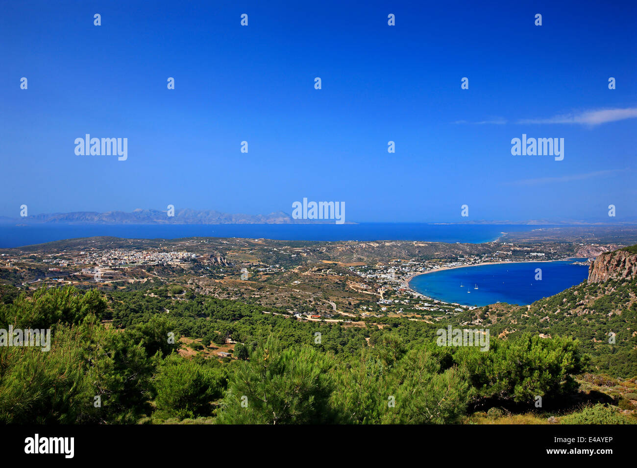The bay of Kefalos, Kos island, Dodecanese, Aegean sea, Greece Stock Photo