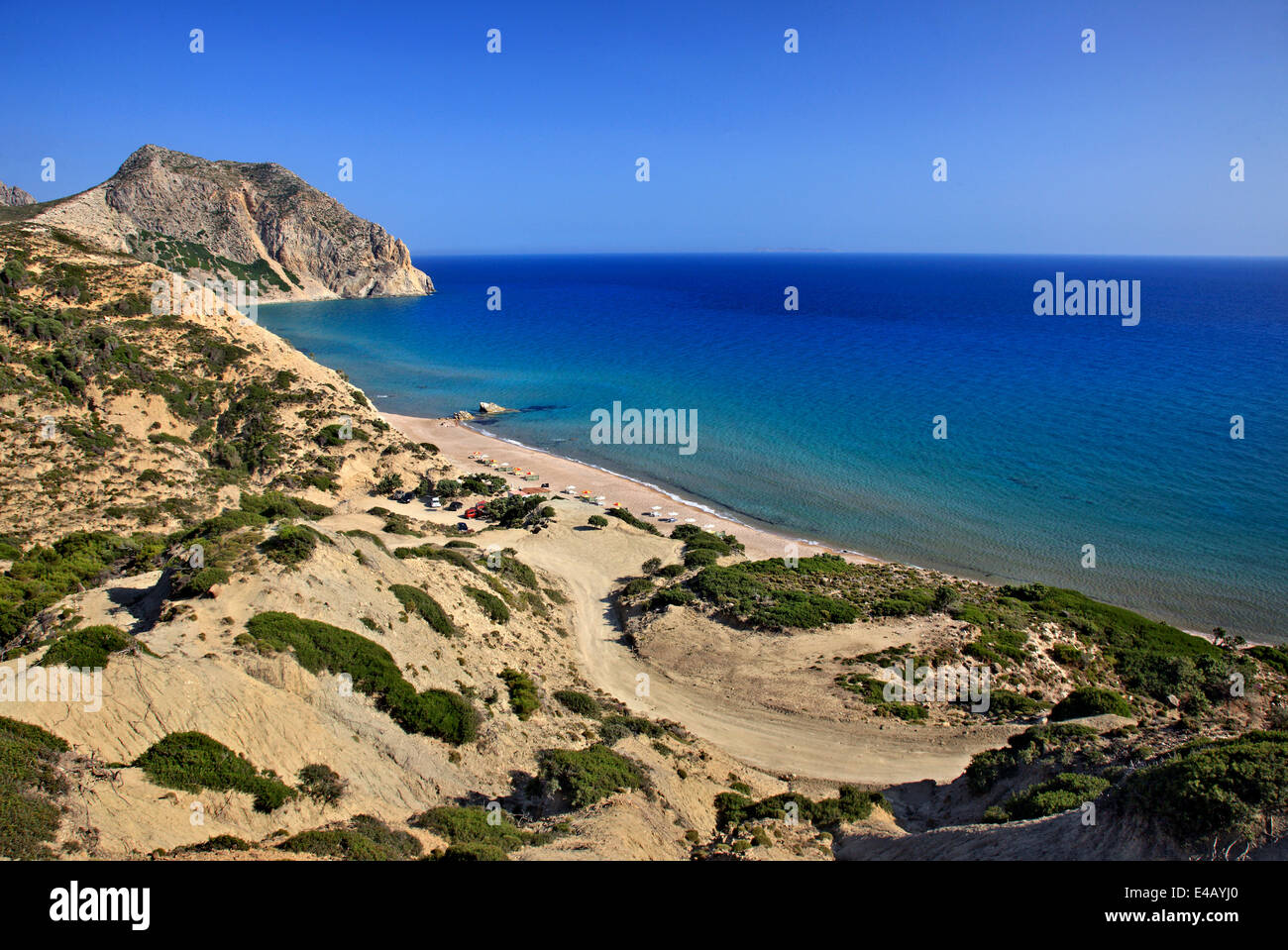 Kavo Paradiso beach (Hilandriou bay), area of Kefalos, Kos island, Dodecanese, Greece. Stock Photo