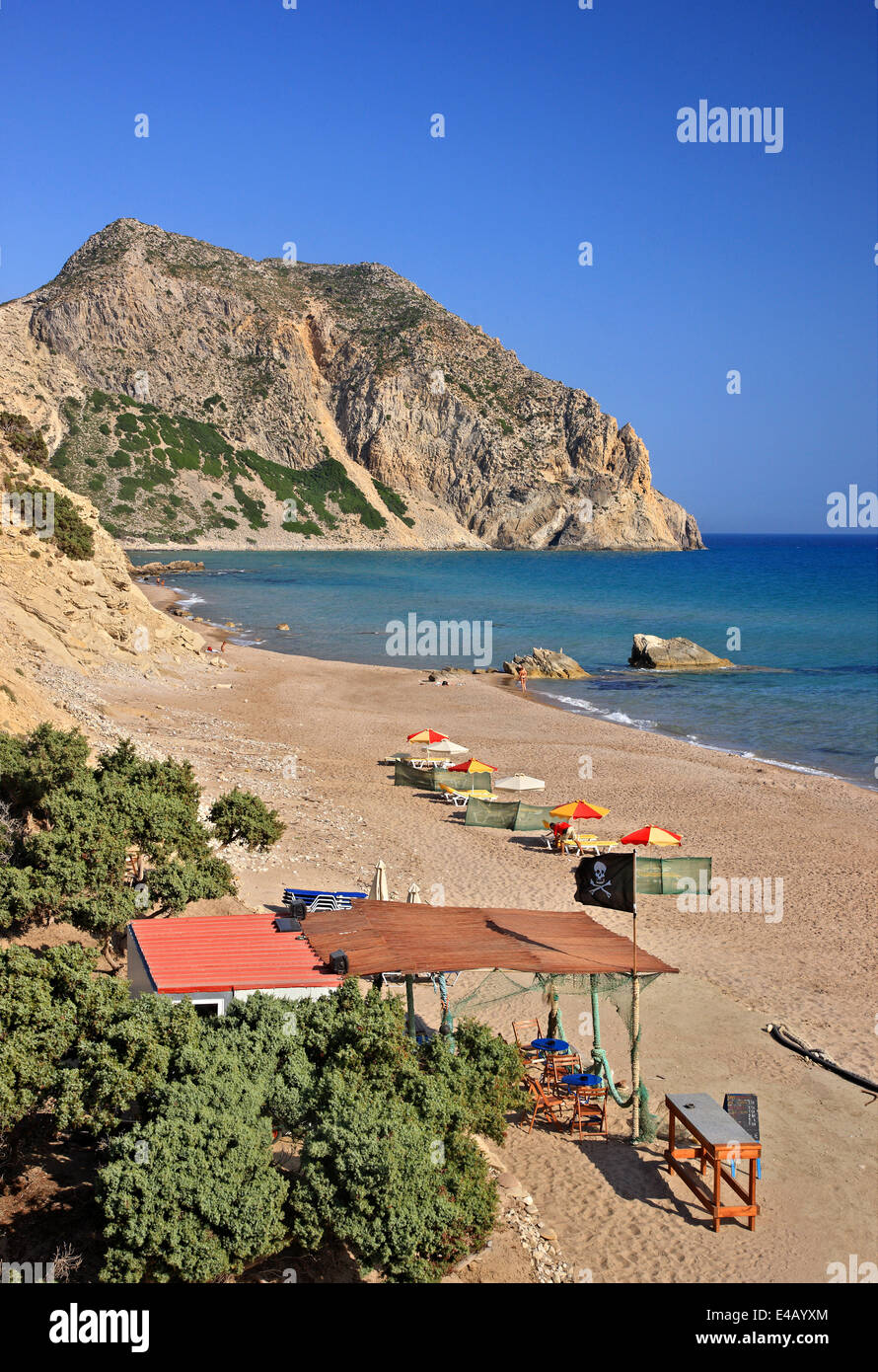 Kavo Paradiso beach (Hilandriou bay), area of Kefalos, Kos island, Dodecanese, Greece. Stock Photo