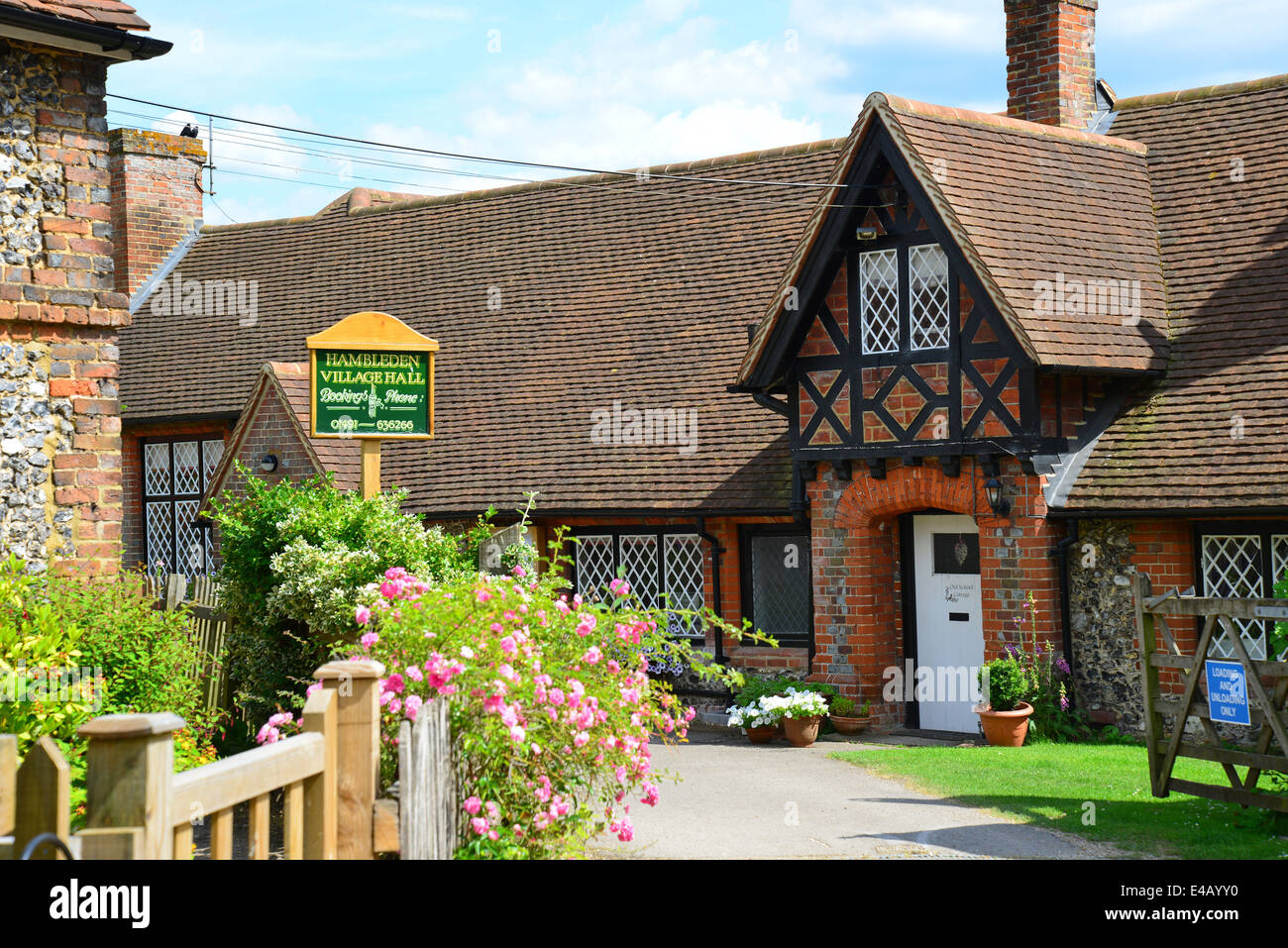 Hambledon Village Hall, Hambleden, Buckinghamshire, England, United Kingdom Stock Photo