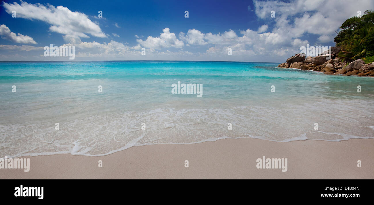 Dream beach Seychelles Stock Photo