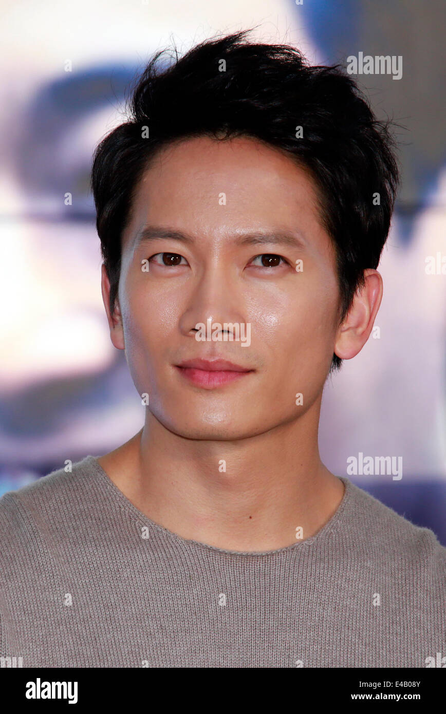 Ji Sung, Jul 4, 2014 : South Korean actor Ji Sung attends a promotional event for his new movie, Good Friends, in Seoul, South Korea. © Lee Jae-Won/AFLO/Alamy Live News Stock Photo