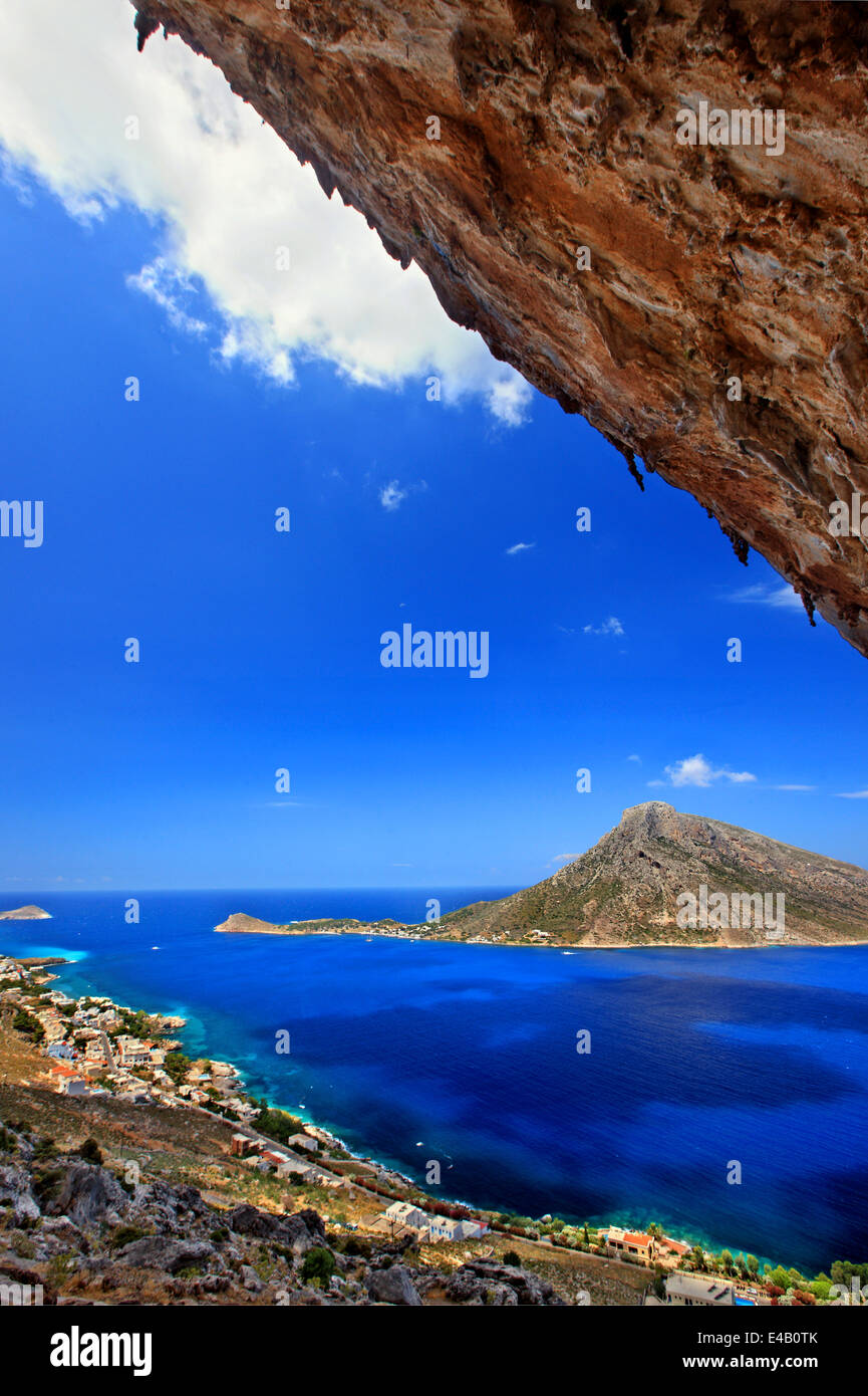 The famous "Grande Grotta", one of the most popular climbing fields of