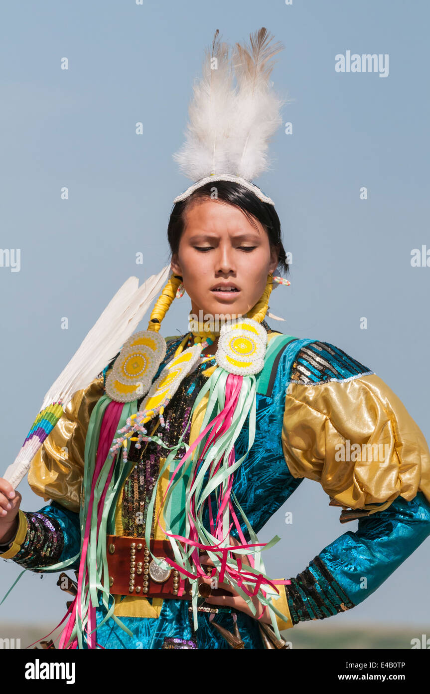 Female Dancer In Jingle Dance Regalia Pow Wow Blackfoot Crossing Female Dancer In Jingle Dance Regalia Pow Wow Blackfoot Crossing