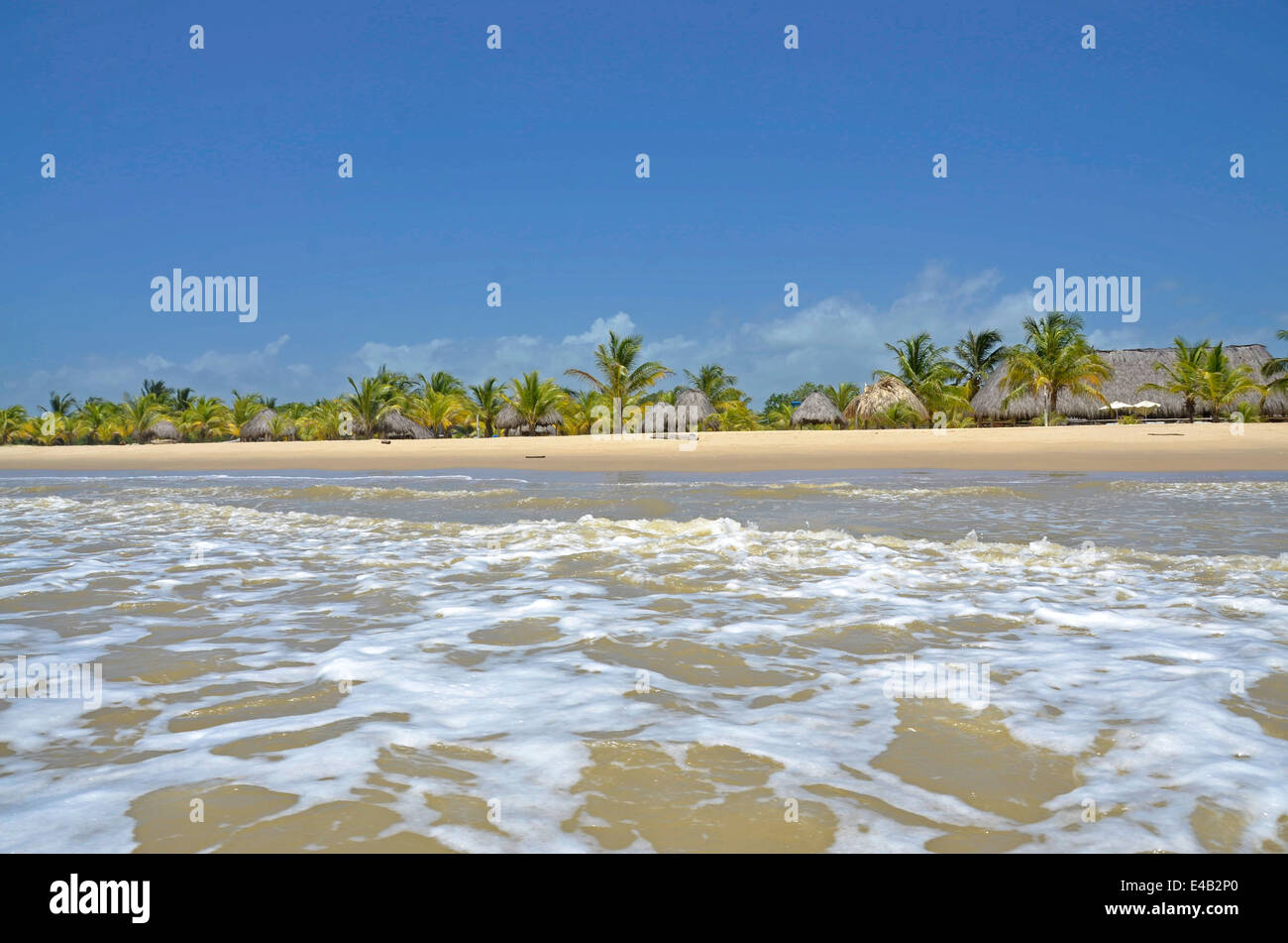 Miami Beach in the Laguna de Tacarigua National Park. Miranda state, Venezuela. Stock Photo