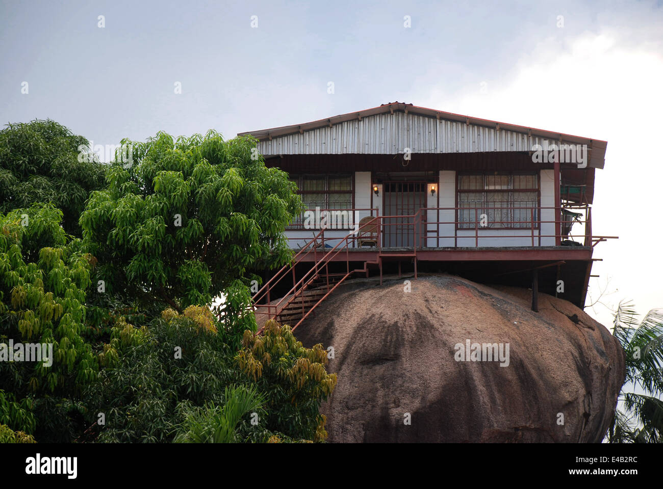 The stone house in Puerto Ayacucho, Amazonas state, Venezuela Stock Photo