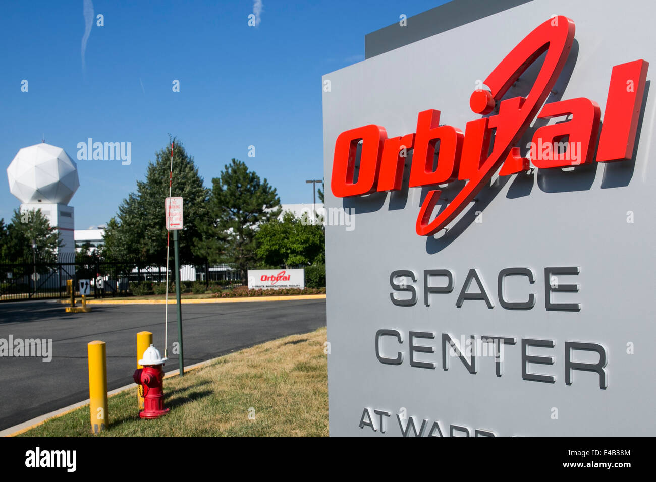 The headquarters of Orbital Sciences Corporation.  Stock Photo