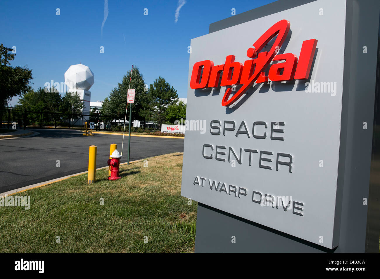 The headquarters of Orbital Sciences Corporation.  Stock Photo