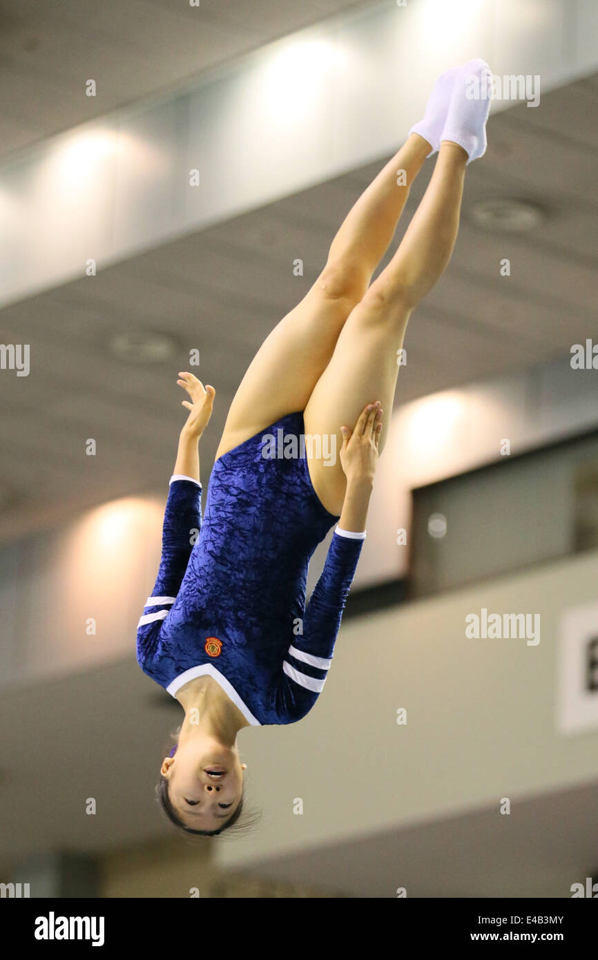 Megu Uyama, ULY 6, 2014 Trampoline The Japanese World Trampoline