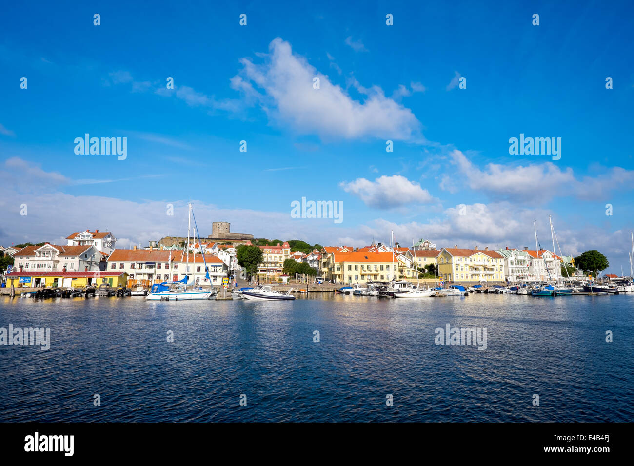 Marstrand on a tranquil summer morning Stock Photo