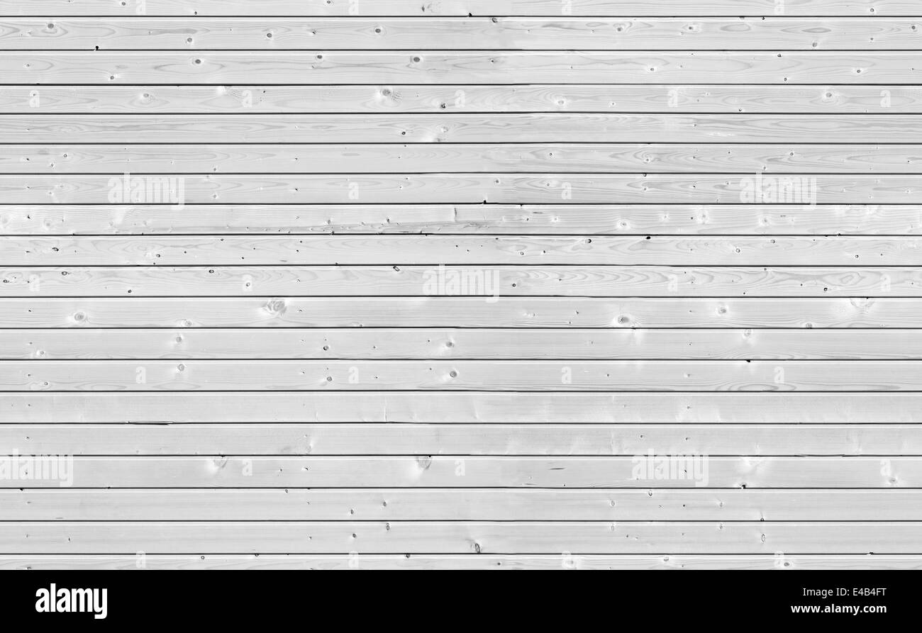 Seamless background texture of white wooden wall Stock Photo