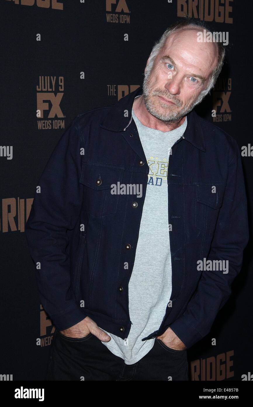 Los Angeles, California, USA. 7th July, 2014. Ted Levine attends FX's ''The Bridge'' Season 2 Premiere on July 7th 2014 at Pacific Design Center in West Hollywood, California.USA. Credit:  TLeopold/Globe Photos/ZUMA Wire/Alamy Live News Stock Photo