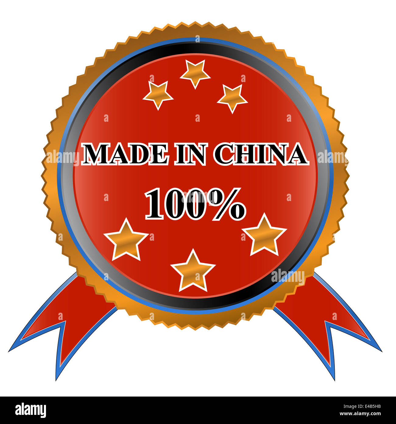 Icon Made in China Stock Photo Alamy