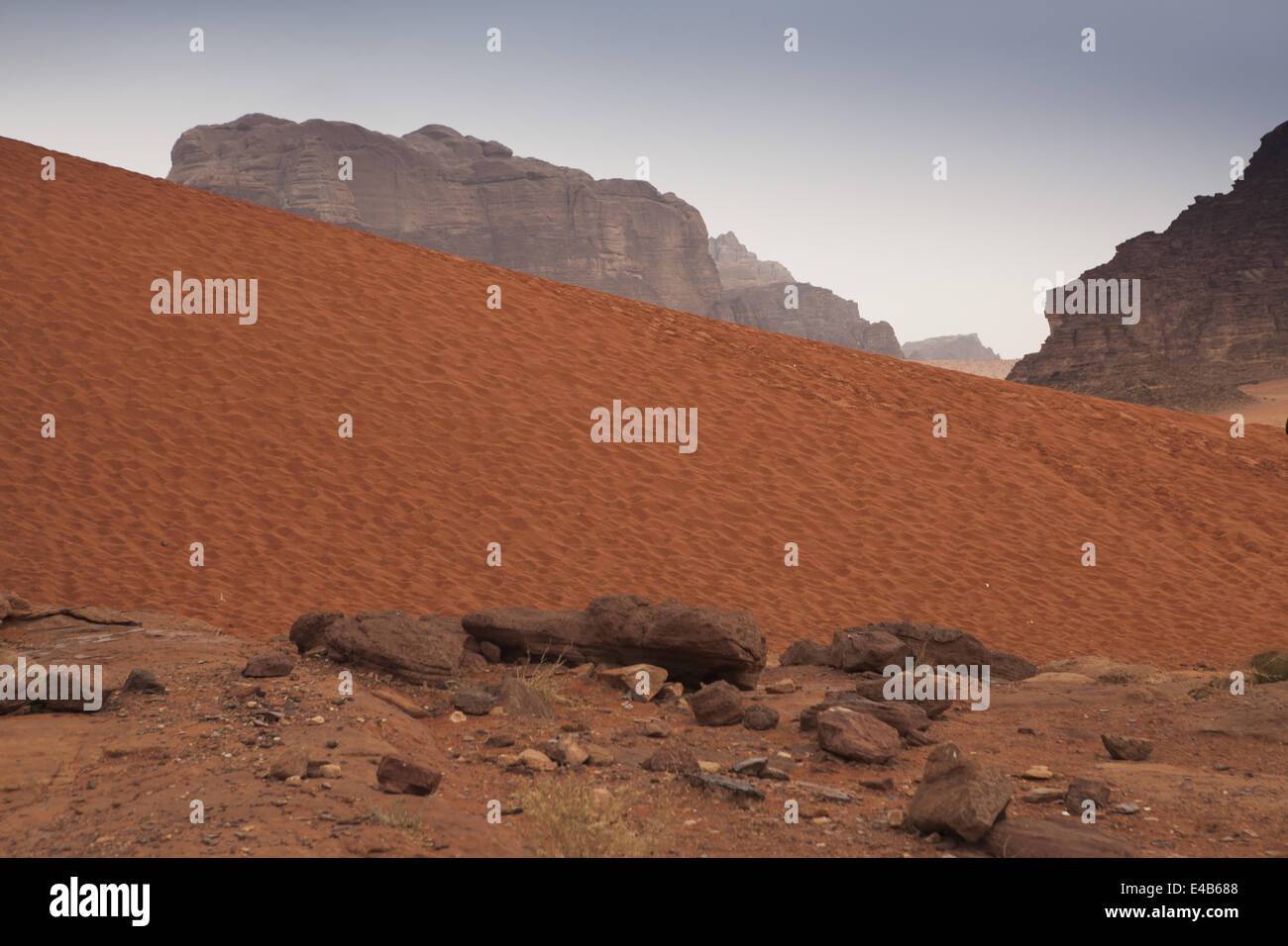 Sand Dune in Wadi Rum, Jordan Stock Photo Alamy