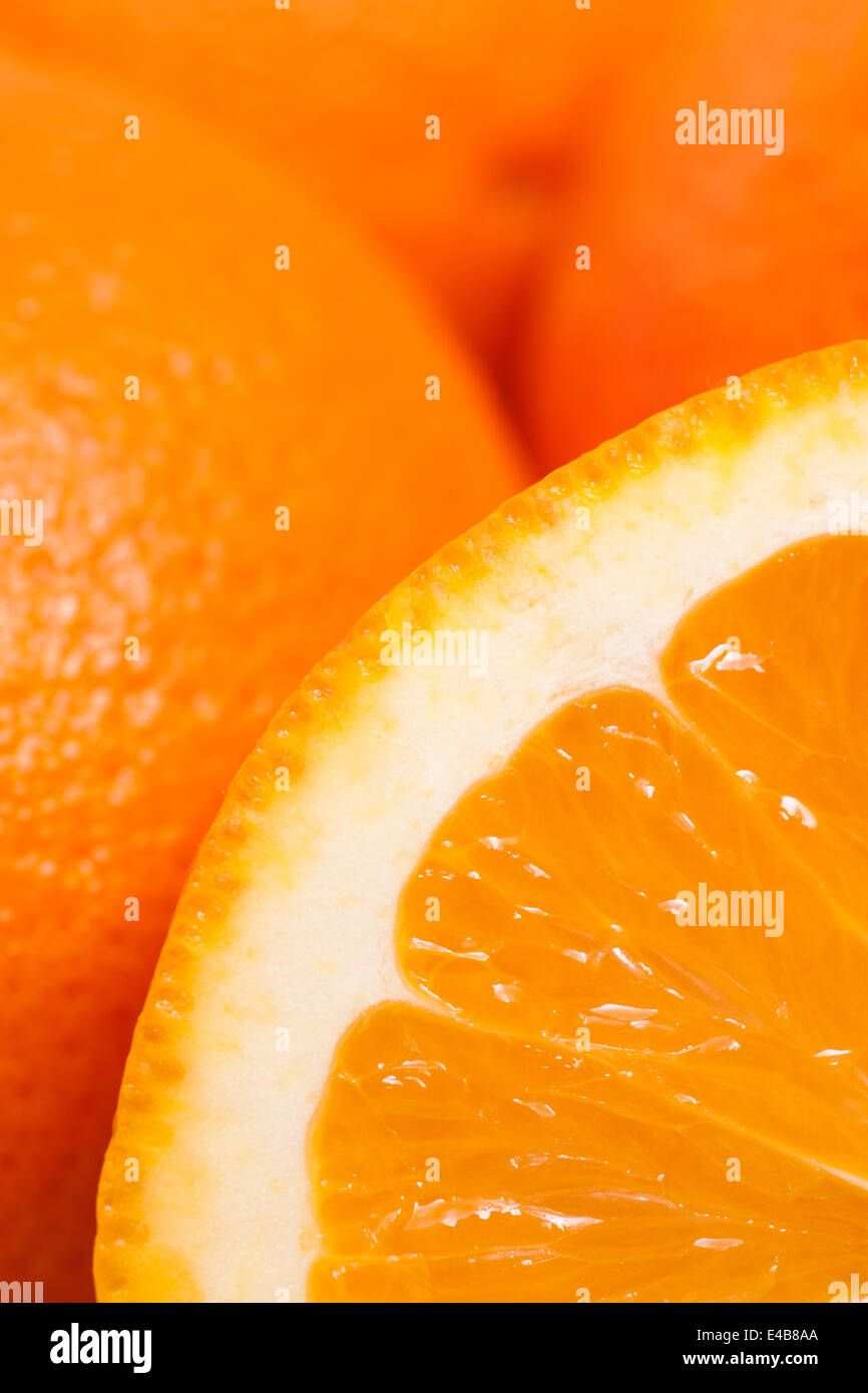 Orange fruit in vertical format Stock Photo