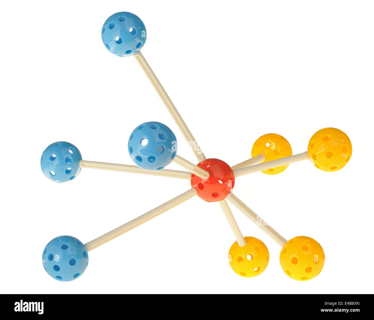 molecule model Stock Photo