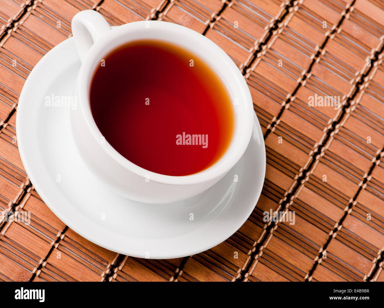 Cup of black tea Stock Photo Alamy