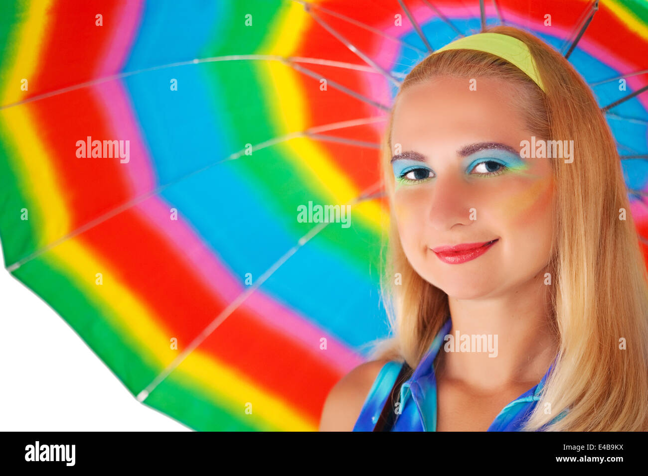 Rainbow girl hires stock photography and images Alamy