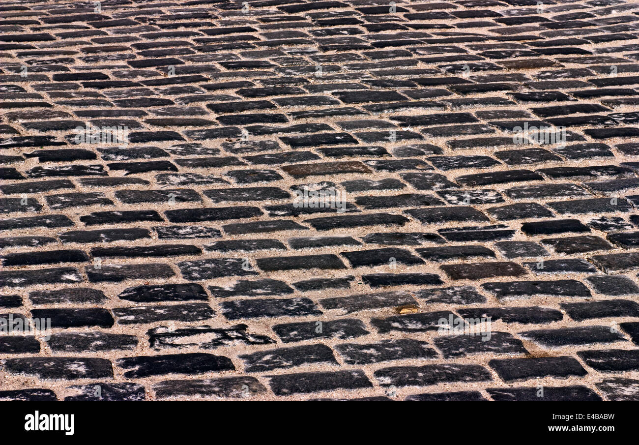 Old cobblestone road Stock Photo - Alamy