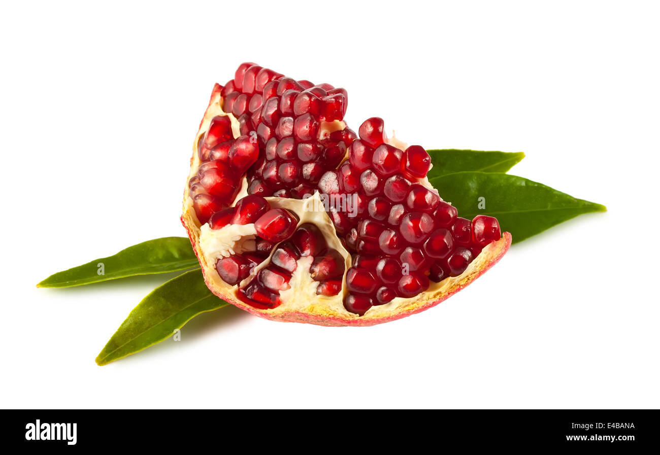 Part of pomegranate Stock Photo