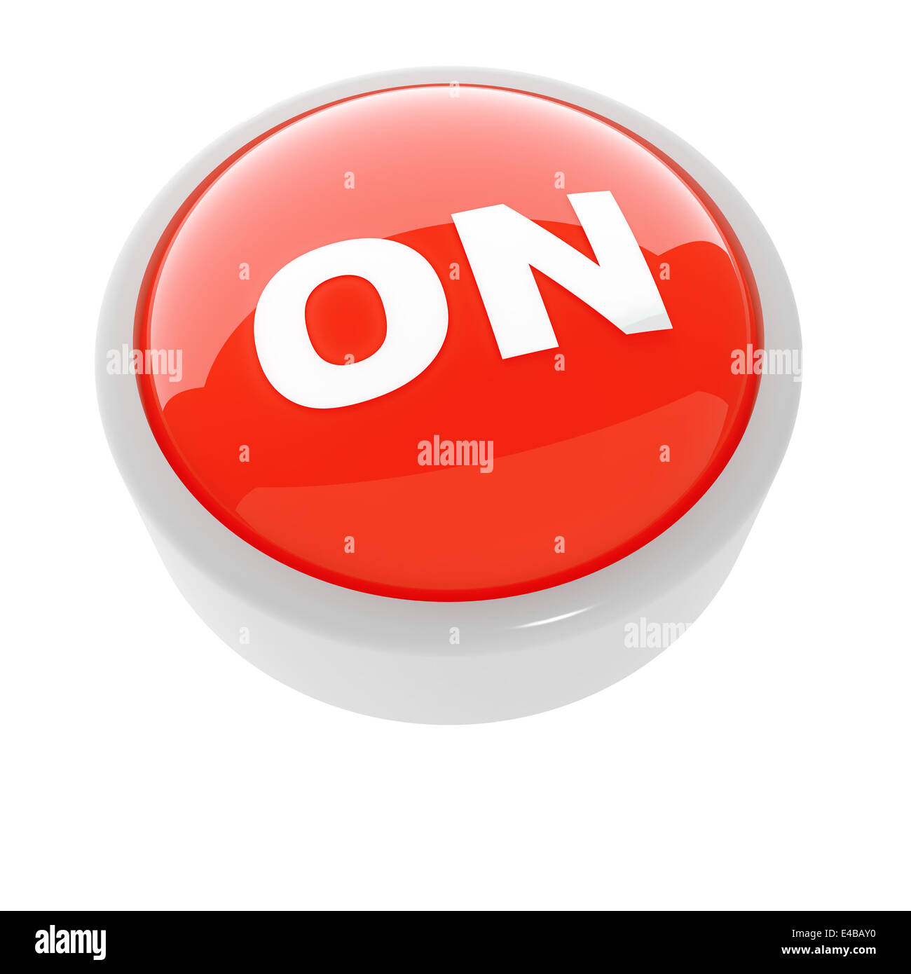 Red turning on button hi-res stock photography and images - Alamy