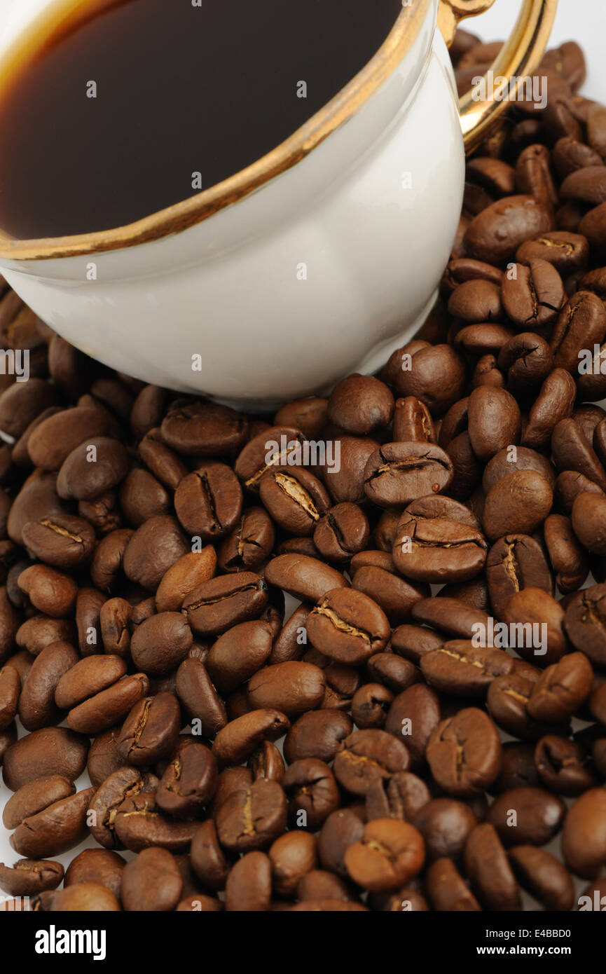 stylish coffee cup with seed Stock Photo Alamy