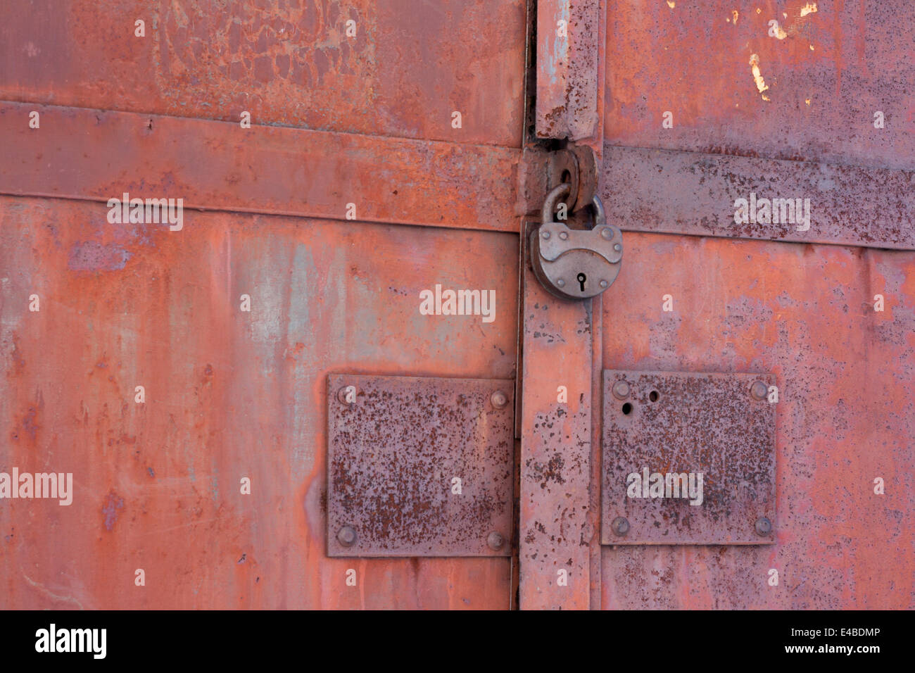 Rusty iron gates 2 Stock Photo Alamy