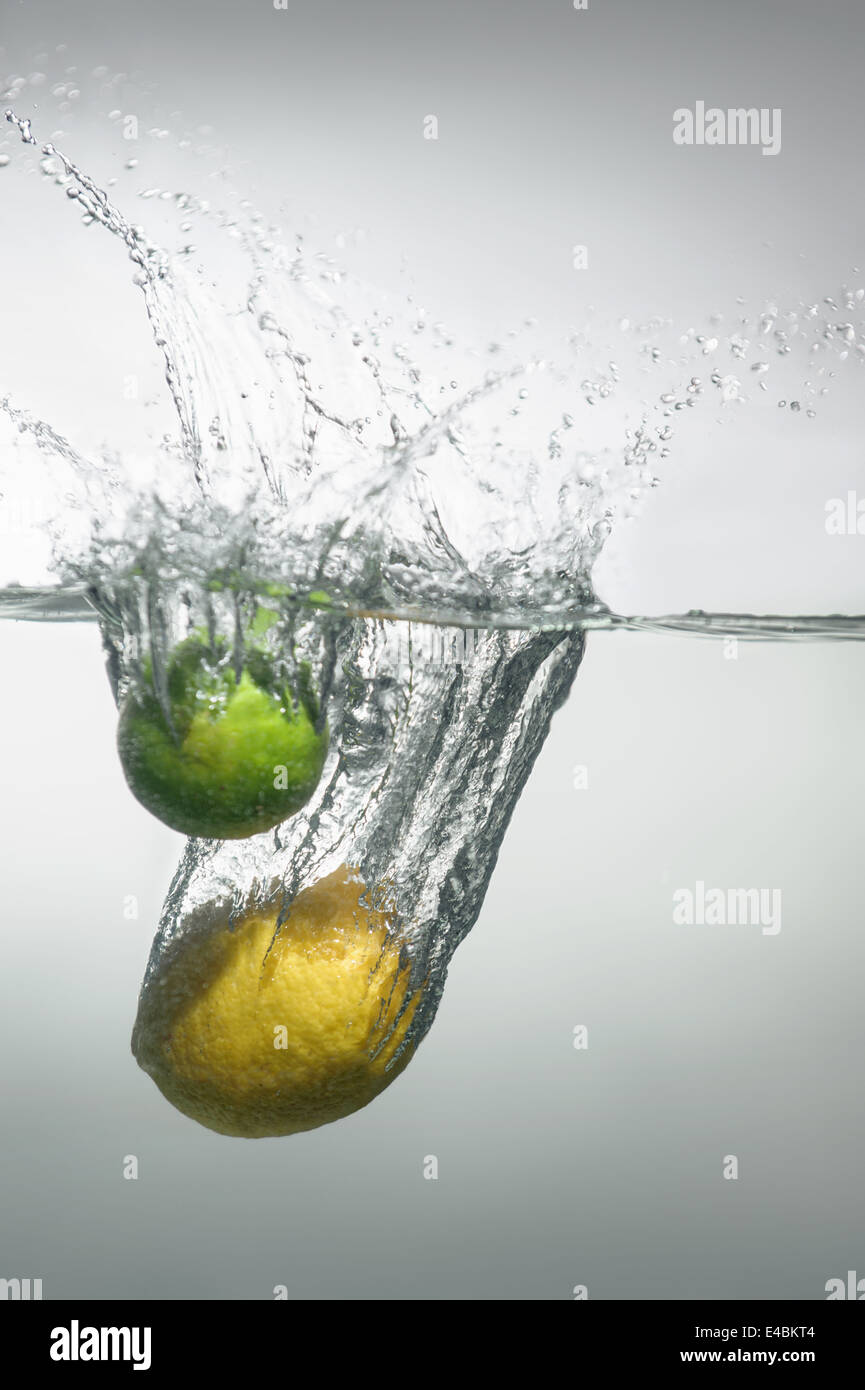 Fresh swimming fruits and vegetables Stock Photo Alamy
