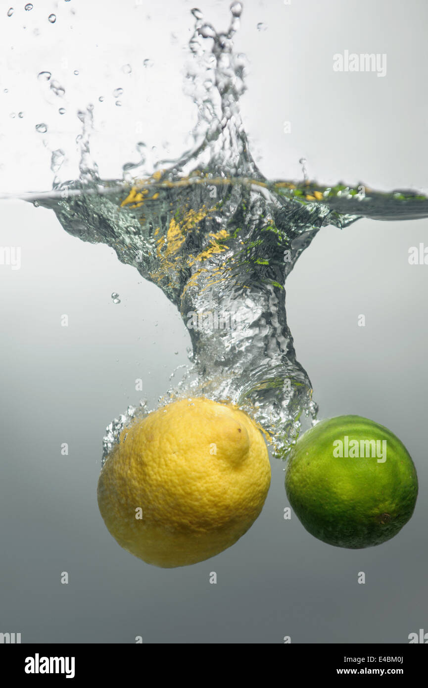 Fresh swimming fruits and vegetables Stock Photo Alamy