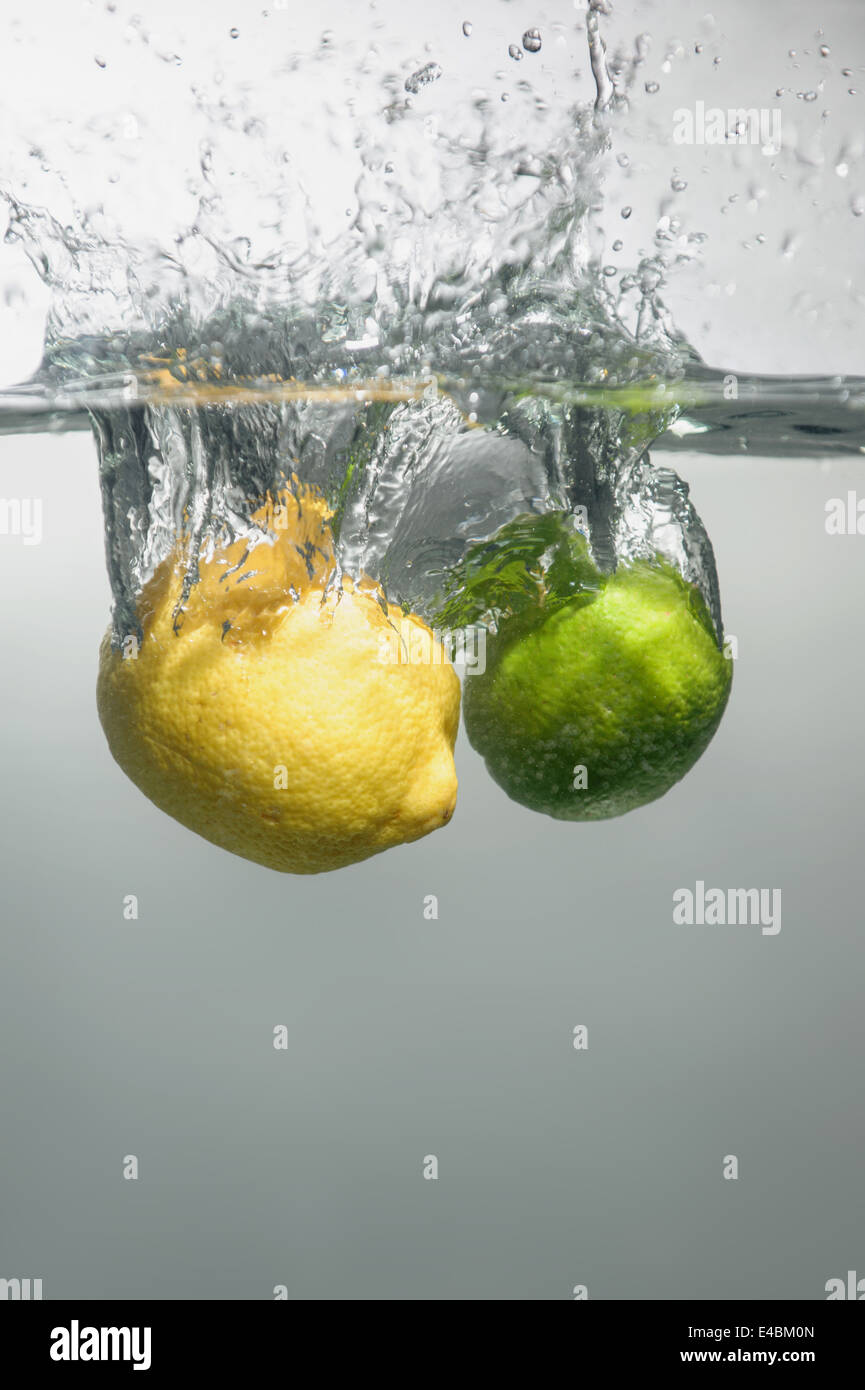 Fresh swimming fruits and vegetables Stock Photo Alamy