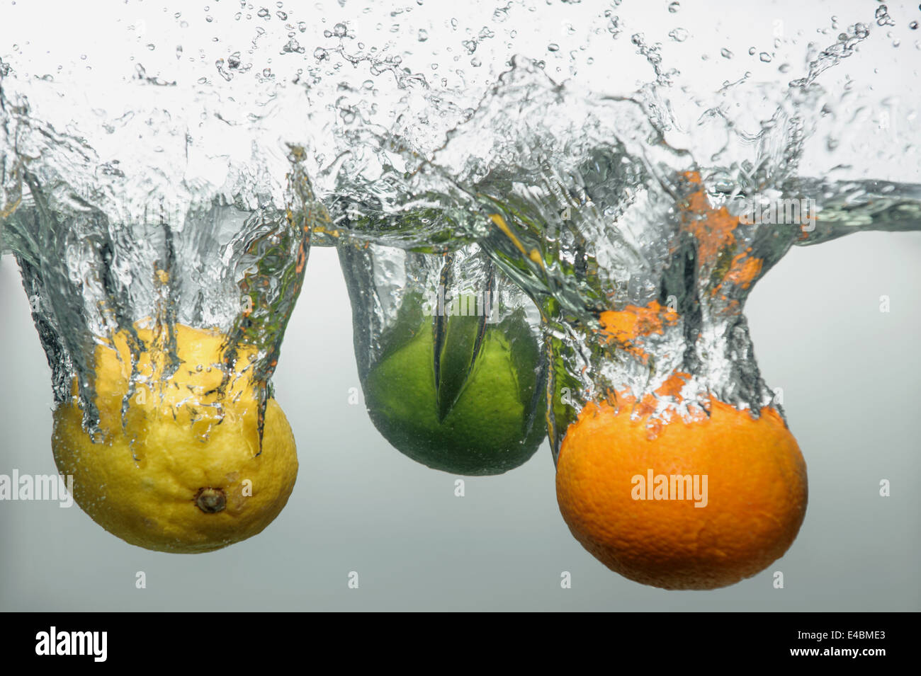 Fresh swimming fruits and vegetables Stock Photo Alamy