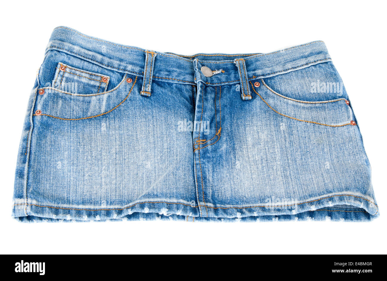Jeans mini skirt Cut Out Stock Images & Pictures - Alamy