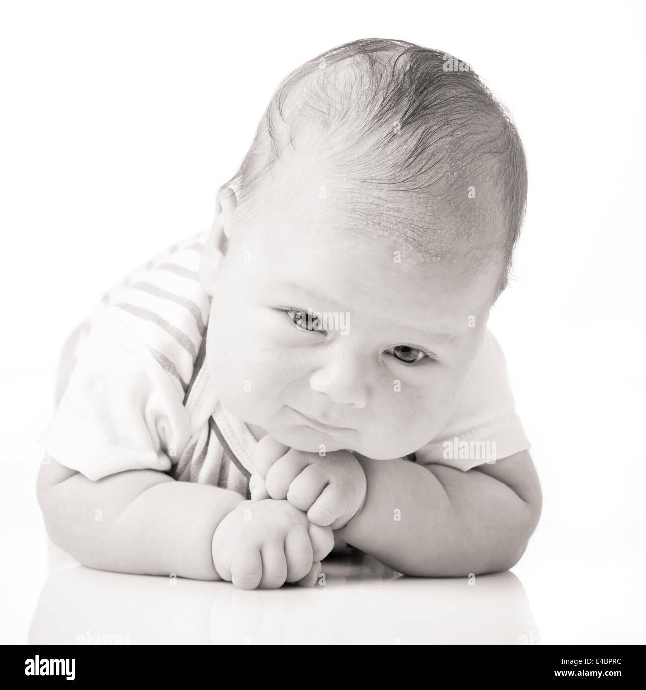 Adorable baby boy isolated Stock Photo - Alamy