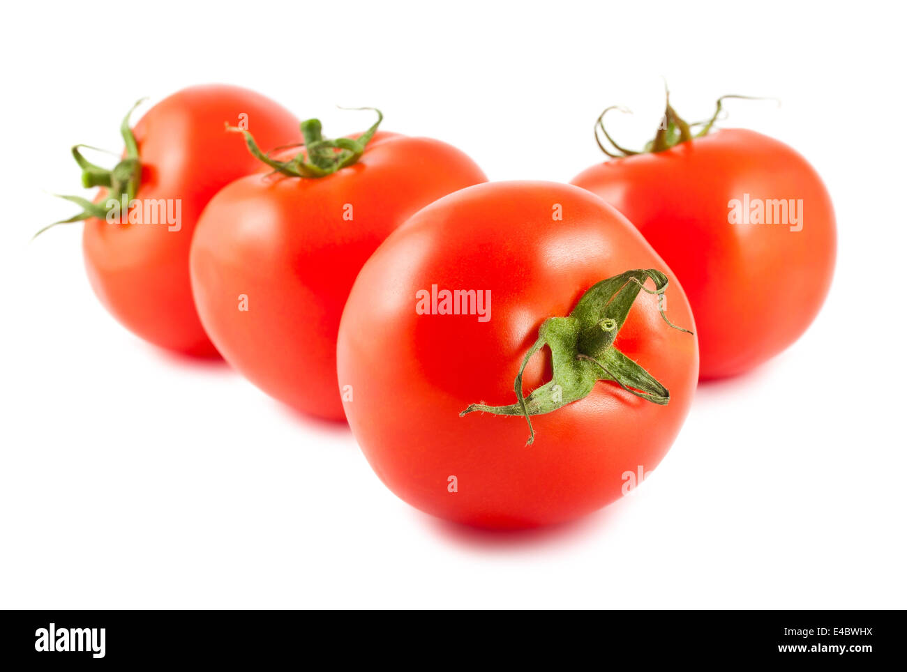 Red ripe tomatoes Stock Photo