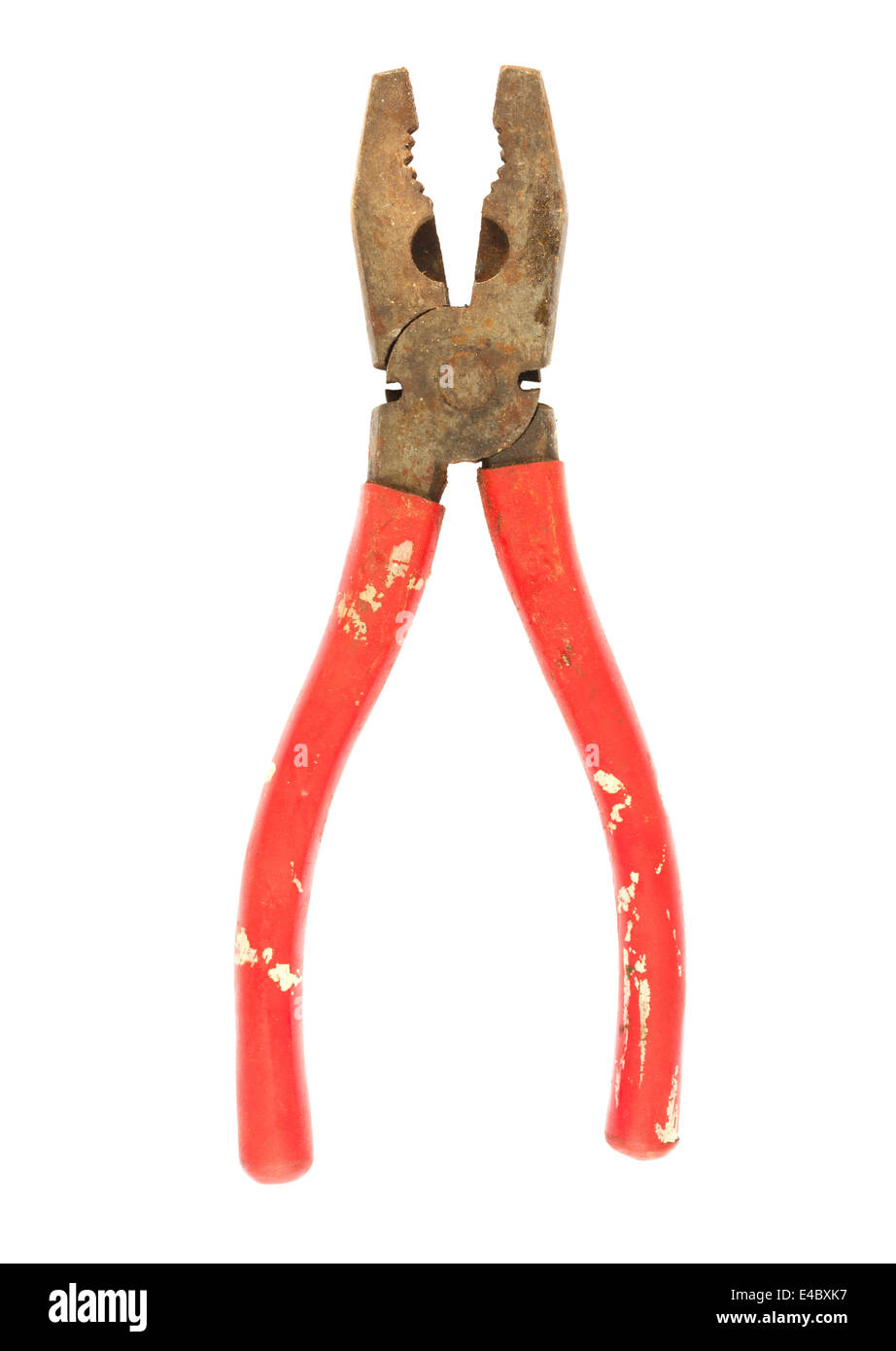 Old used pliers Stock Photo