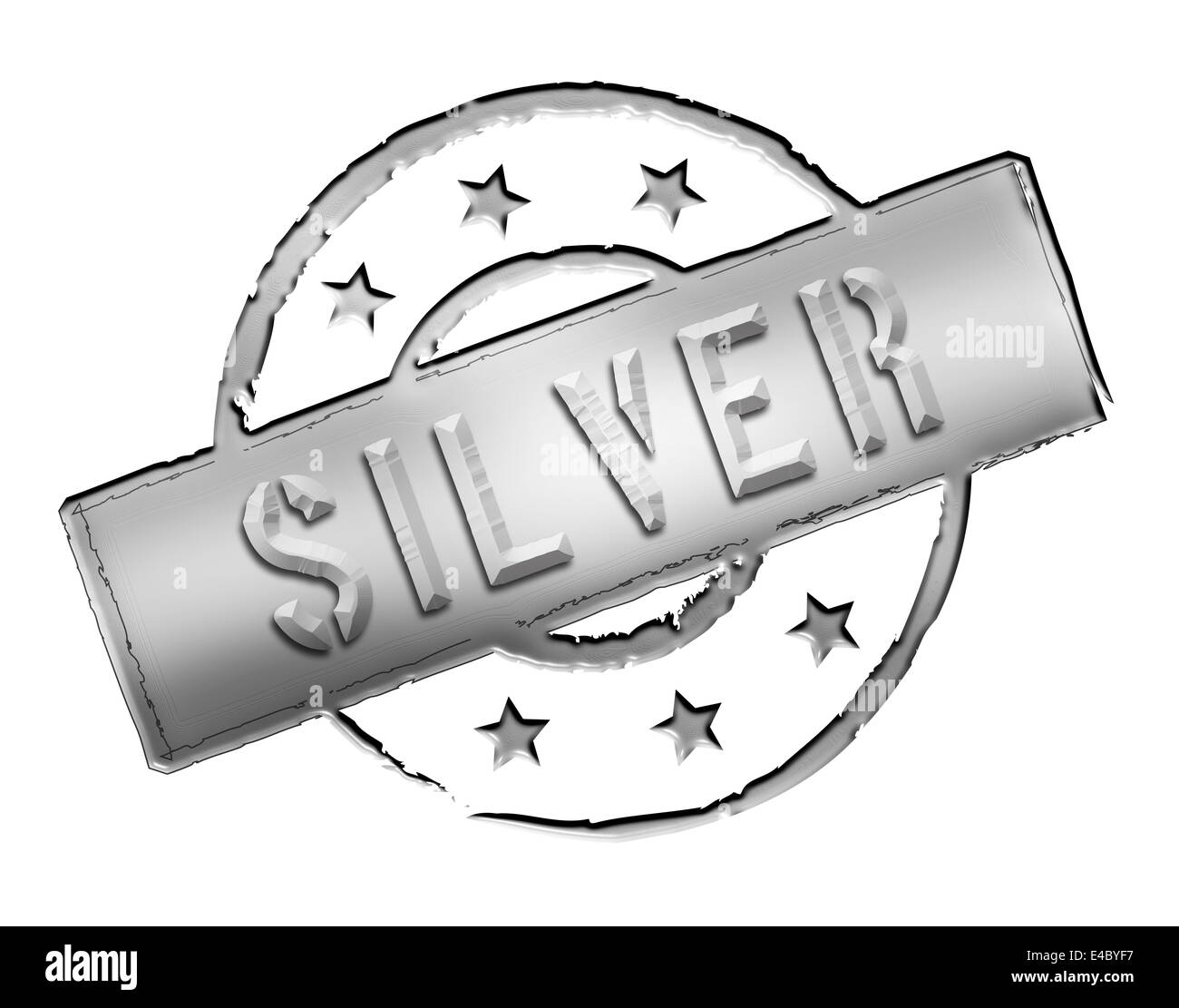 Stamp Silver Stock Photo Alamy