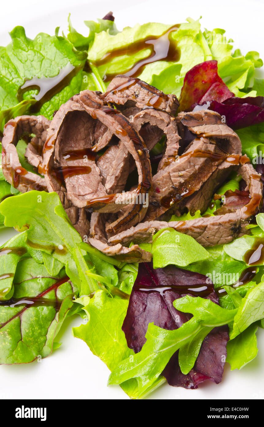 salat rindfleisch streifen Stock Photo