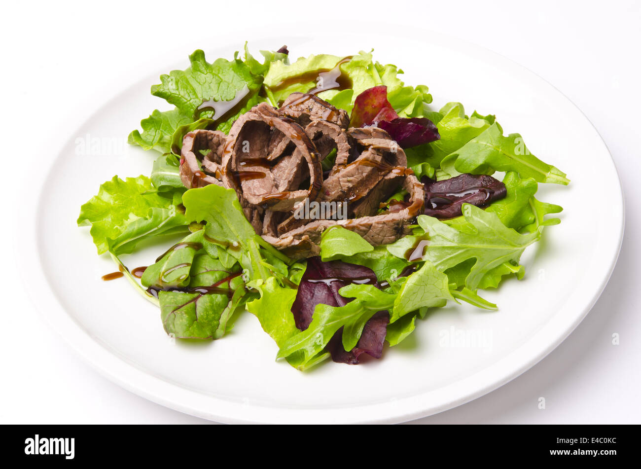 salat rindfleisch streifen Stock Photo