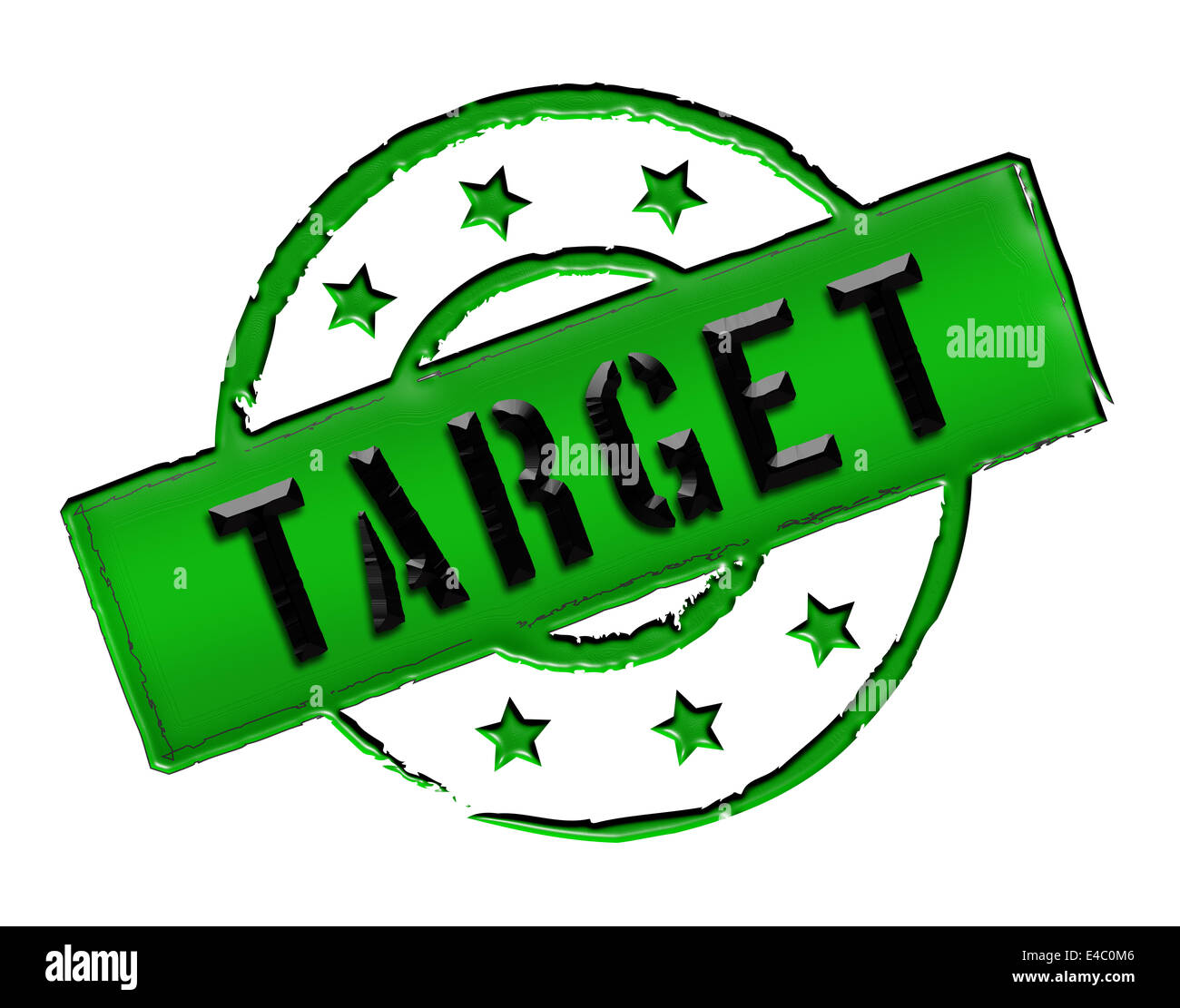 Stamp TARGET Stock Photo Alamy