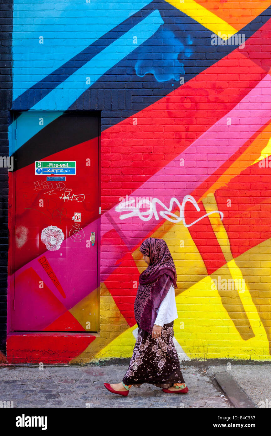Graffiti Art, Shoreditch, London, England Stock Photo