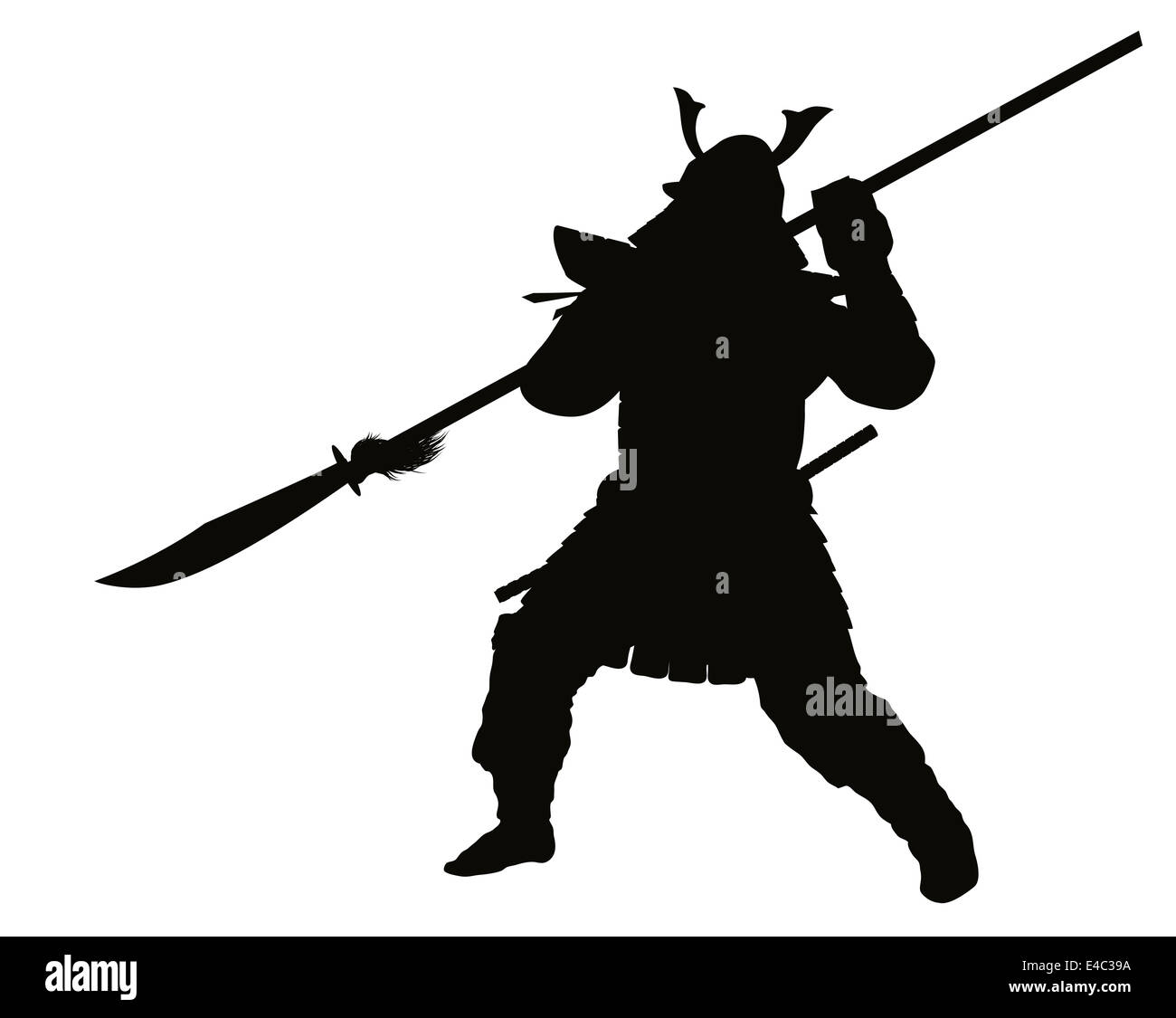 Samurai. Warriors Theme Stock Photo