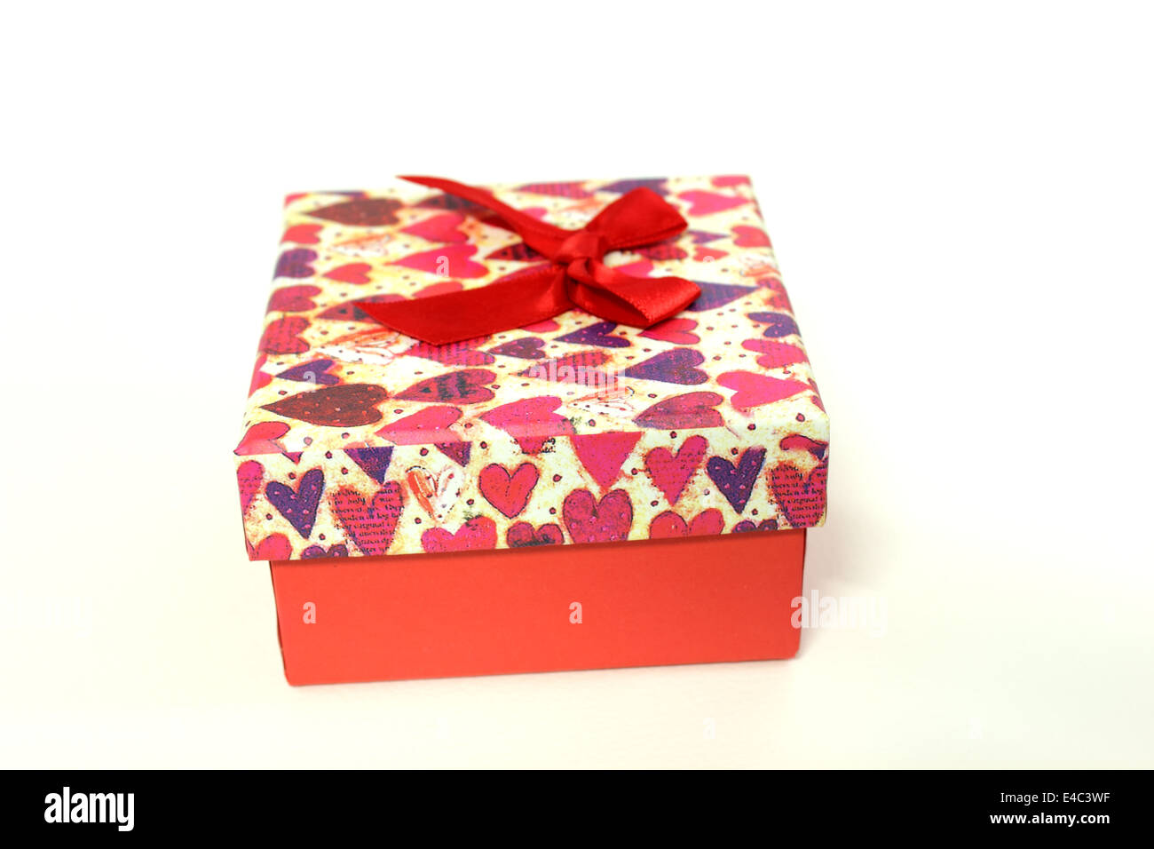 Love Gift box, Life Events on white background Stock Photo Alamy