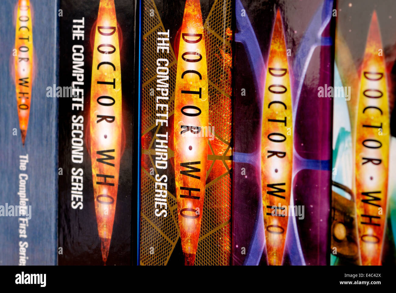 Doctor Who DVD boxed sets Stock Photo Alamy