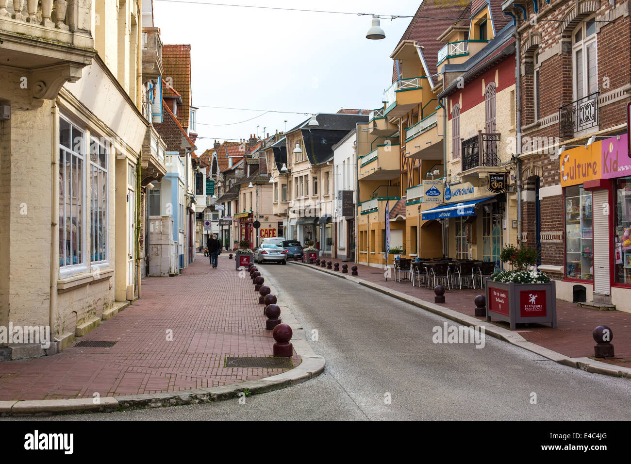 Street Scene, Le Touquet, France Stock Photo - Alamy