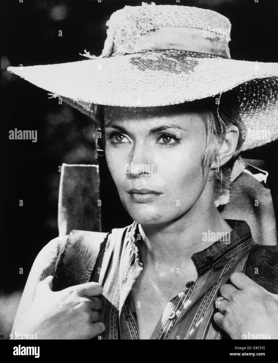 Jean Seberg, on-set of the Film, 'Paint Your Wagon', 1969 Stock Photo