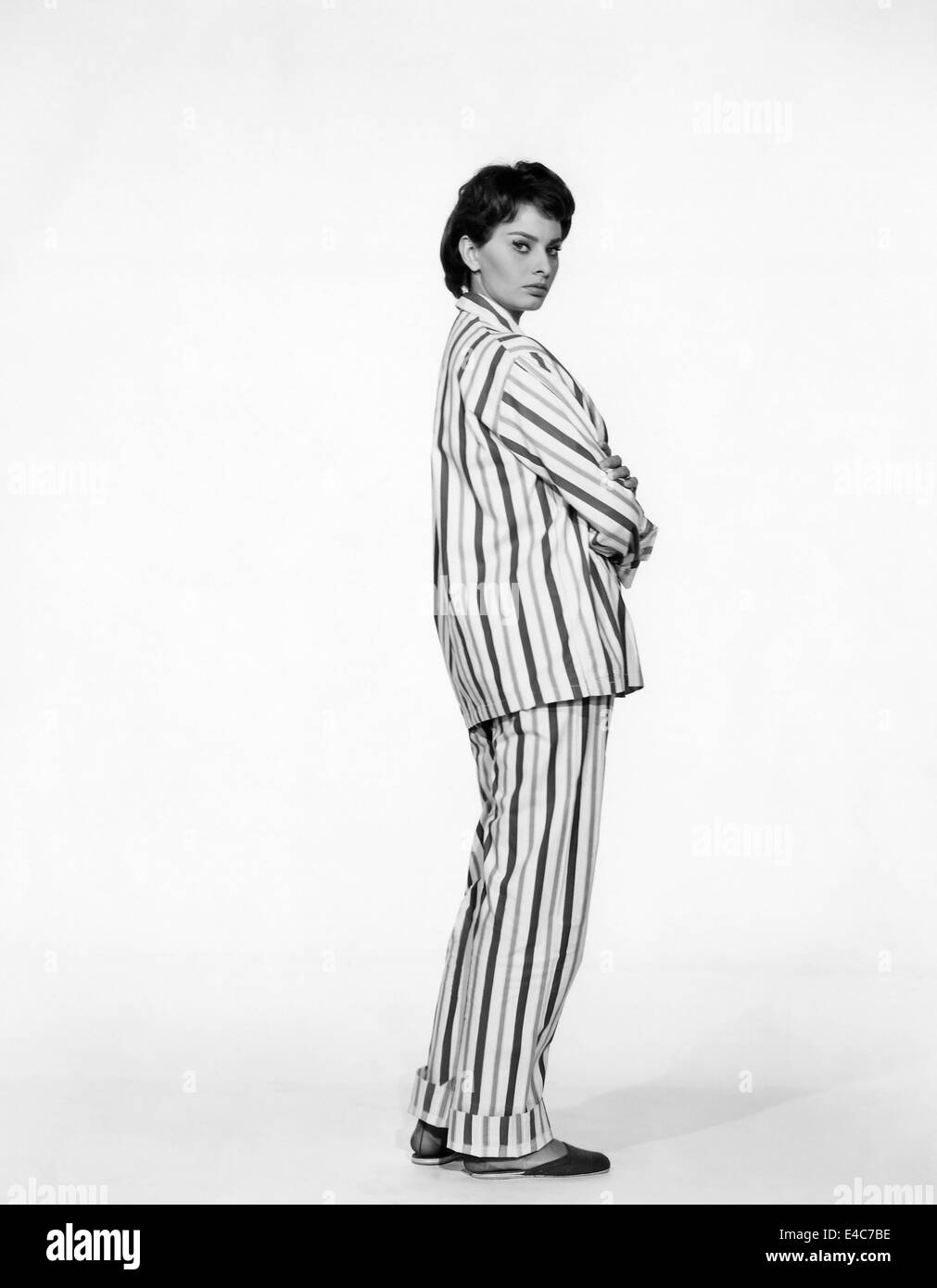 Sophia Loren, Publicity Portrait for the Film, 'the Key', 1958 Stock Photo